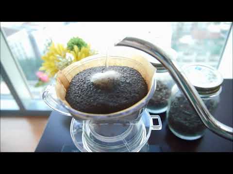 Japanese style of pour-over coffee