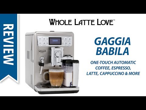 Review: Gaggia Babila Bean to Cup Coffee & Espresso Machine