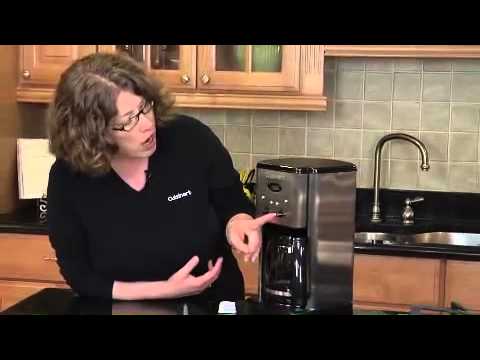 Cuisinart Brew Control 12-Cup Programmable Coffeemaker (DCC-1200) Demo Video