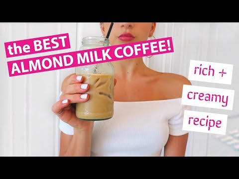 FOR REAL THE BEST ALMOND MILK COFFEE (Recipe) // TessaRenéeTR