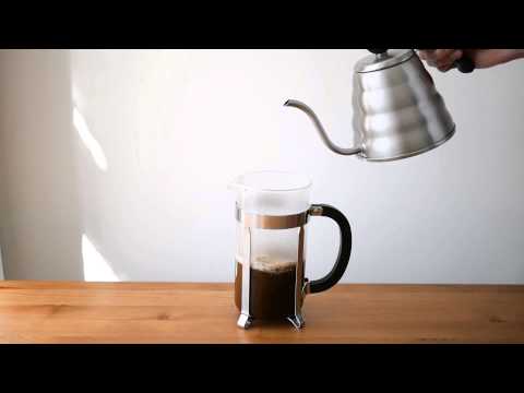 Tutorial: How to make perfect French Press coffee at home.