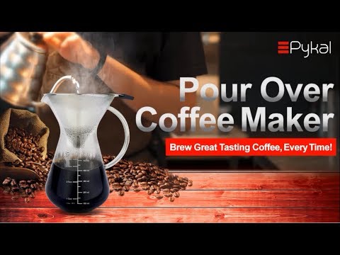 The Best Pour Over Coffee Maker Dripper 2017-2018 with Stainless Steel Filter by Pykal