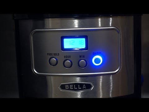 Bella Classics 12 Cup Programmable Coffee Maker Unboxing Review