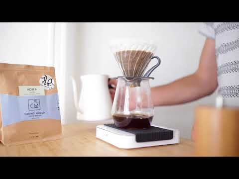 Pour over coffee brewing – step by step using a cone dripper (V60)