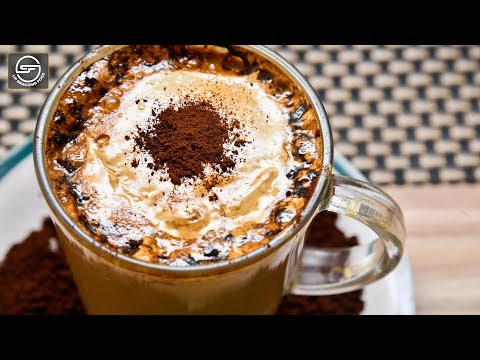 Cappuccino Coffee Recipe By Lip Smacking Food | Without Coffee Maker in
