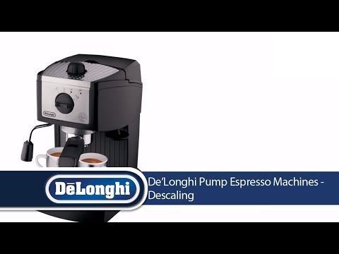 De’Longhi Pump Espresso Machines: Descaling