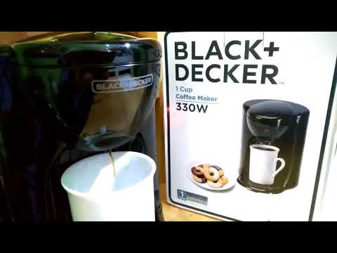 TUTORIAL BLACK+ DECKER COFFEE MAKER