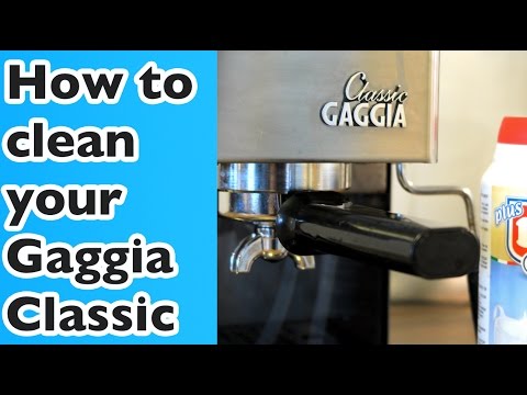 GAGGIA CLASSIC CLEANING | How to clean your GAGGIA Espresso Machine fast and easy