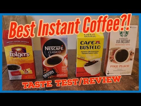 The Best Instant Coffee? A Coffee Taste Test and Review