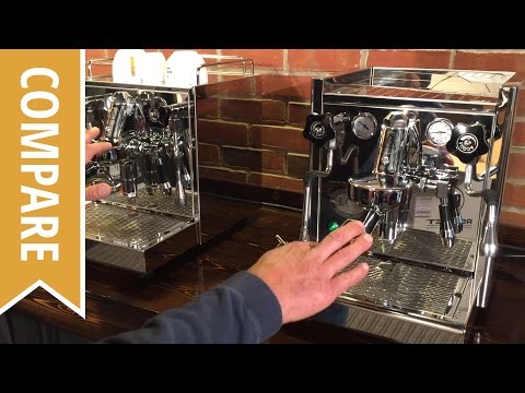Compare: ECM Technika IV and ECM Mechanika Espresso Machines