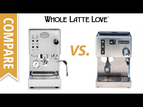 Compare: Rancilio Silvia M vs ECM Casa V Espresso Machines