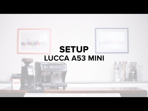 LUCCA A53 Mini Espresso Machine Setup Guide