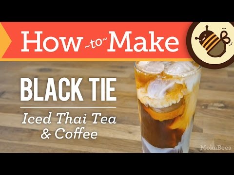 How to Make Black Tie Coffee (Thai Iced Tea & Coffee Recipe) – from Thailand