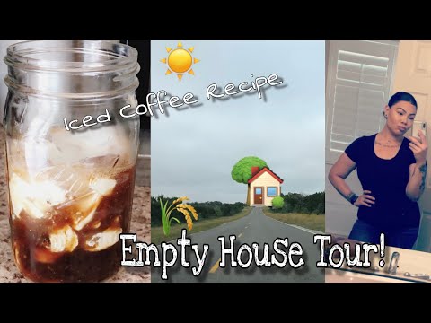 WEEKLY VLOG | Empty House Tour + My *at home* Iced Coffee Recipe ☕️