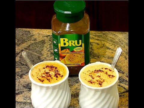 How to make BRU Instant Coffee and Roasted Chicory | Quick & Easy BRU Coffee