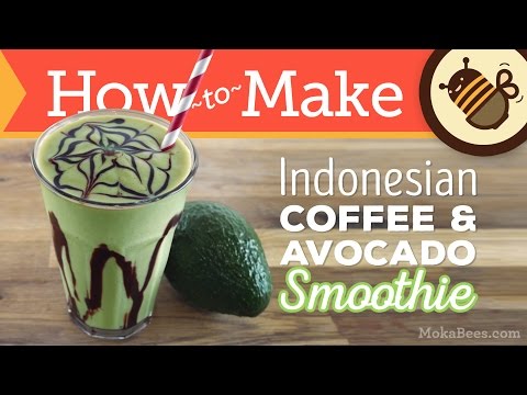 Indonesian Coffee Avocado Smoothie – Es Alpukat Recipe