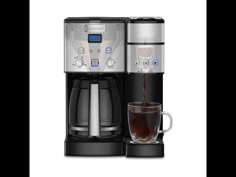 Cuisinart SS-15 12-Cup Coffee Maker and Single-Serve Brewer, Stainless Steel (Certified Refurbished)