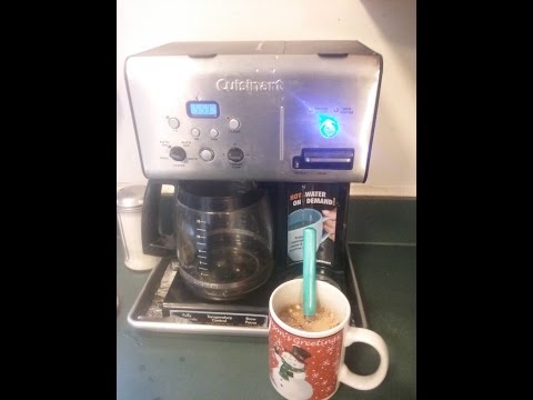 Cuisinart Coffee PLUS 12 Cup Programmable Coffeemaker & Hot Water Video Review