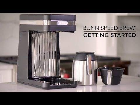 How to setup BUNN Speed Brew Platinum thermal carafe home coffee maker