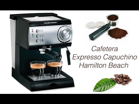 Uso De Cafetera Expresso Capuchino Hamilton Beach