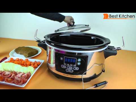 Hamilton Beach 6 Quart Oval Programmable Slow Cooker Review and Spicy Stew Recipe