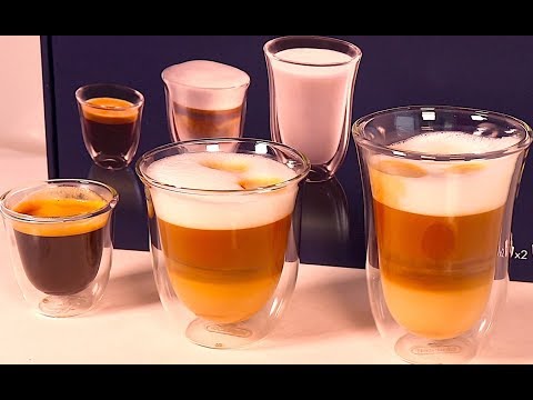 DeLonghi Thermogläser "Fancy Collection" Test | Latte Macchiato, Cappuccino, Espresso