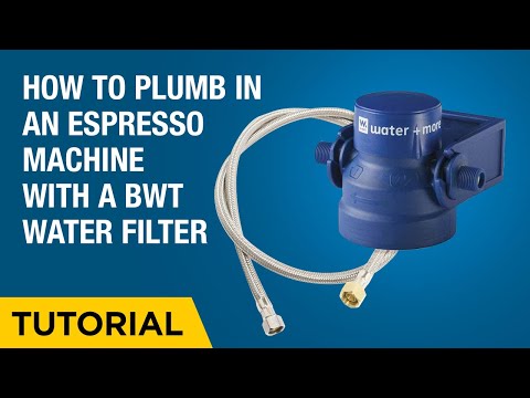 How to plumb in a home espresso machine with a BWT Filter.
