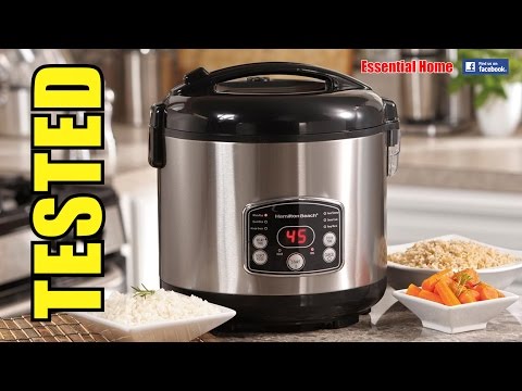 Hamilton Beach DIGITAL RICE COOKER and FOOD STEAMER (4.75 Litre): ESSENTIAL HOME REVIEW