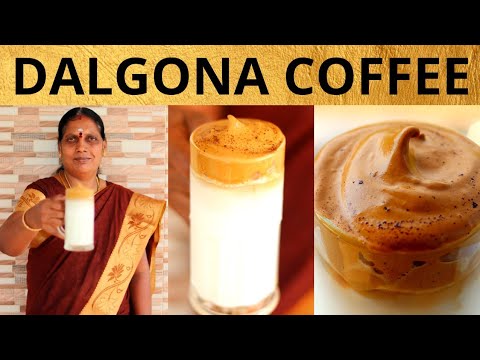 Dalgona Coffee Recipe In Tamil | Trending Dalgona Preperation In Home Made Method #Dalgonacoffee