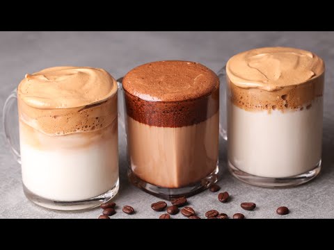 DALGONA COFFEE | TRENDING DALGONA COFFEE | NO MIXER | 3 DIFFERENT WAYS | HOW TO MAKE DALGONA COFFEE