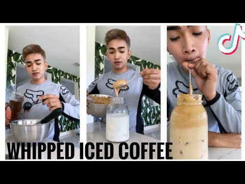 Bretman Rock does the whipped iced coffee recipe | Dalgona coffee